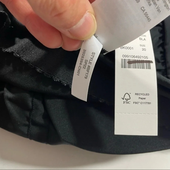 New J Crew Ruched Square Neck One Piece Swimsuit Black - Picture 5 of 6